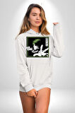 My Hero Academia  Dabi Anime  Kadın Erkek  Beyaz Kapüşonlu Sweatshirt Hoodie