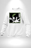 My Hero Academia  Dabi Anime  Kadın Erkek Beyaz Sweatshirt 
