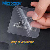Microcase Güçlü  Yapışkanlı  Tıraş Bıçağı Tutucu Askılığı - ŞEFFAF AL4940 1 Adet