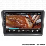 Araç Multimedya Skoda Superb Android 12 Carplay 4Gb Ram + 64Gb Hdd 2009-2013 Navigasyon Ekran MYW
