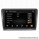 Araç Multimedya Skoda Superb Android 12 Carplay 4Gb Ram + 64Gb Hdd 2009-2013 Navigasyon Ekran MYW
