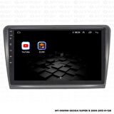 Araç Multimedya Skoda Superb Android 12 Carplay 4Gb Ram + 64Gb Hdd 2009-2013 Navigasyon Ekran MYW