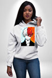 My Hero Academia Boku Anime  Kadın Erkek  Beyaz Kapüşonlu Sweatshirt Hoodie