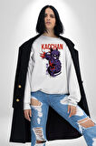 Kasuki Bakugo Anime  Kadın Erkek Beyaz Sweatshirt 