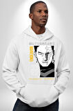 Enji Todoroki Manga Kadın Erkek  Beyaz Kapüşonlu Sweatshirt Hoodie