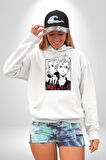 Tokyo İntikamcıları Anime Tokyo Revengers Kadın Erkek  Beyaz Kapüşonlu Sweatshirt Hoodie