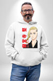 Ken Ryugujı Anime Tokyo İntikamcıları Kadın Erkek  Beyaz Kapüşonlu Sweatshirt Hoodie