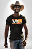 Hunter X Hunter Anime  Kadın Erkek Unisex Siyah Organik Baskılı T-Shirt Penye Yüksek Kalite