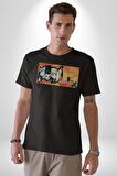 Hunter X Hunter Anime  Kadın Erkek Unisex Siyah Organik Baskılı T-Shirt Penye Yüksek Kalite