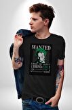 One Piece Luffy Anime Kadın Erkek Unisex Siyah Organik Baskılı T-Shirt Penye Yüksek Kalite