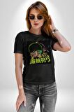 Dark Zoro Anime Kadın Erkek Unisex Siyah Organik Baskılı T-Shirt Penye Yüksek Kalite