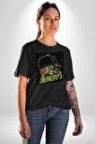 Dark Zoro Anime Kadın Erkek Unisex Siyah Organik Baskılı T-Shirt Penye Yüksek Kalite
