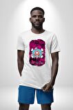 Toni Toni Chopper One Piece Anime Kadın Erkek Unisex Beyaz Organik Baskılı T-Shirt Penye Yüksek Kalite