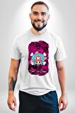 Toni Toni Chopper One Piece Anime Kadın Erkek Unisex Beyaz Organik Baskılı T-Shirt Penye Yüksek Kalite