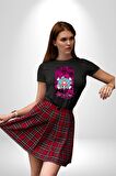 Toni Toni Chopper One Piece Anime Kadın Erkek Unisex Siyah Organik Baskılı T-Shirt Penye Yüksek Kalite