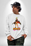 Naruto Orochimaru Anime Kadın Erkek Beyaz Sweatshirt 
