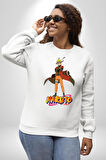 Naruto Orochimaru Anime Kadın Erkek Beyaz Sweatshirt 