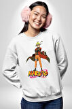 Naruto Orochimaru Anime Kadın Erkek Beyaz Sweatshirt 