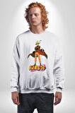 Naruto Orochimaru Anime Kadın Erkek Beyaz Sweatshirt 