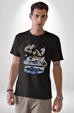 Zabuza Momochi Naruto Anime Kadın Erkek Unisex Siyah Organik Baskılı T-Shirt Penye Yüksek Kalite