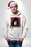 Orochimaru Anime Kadın Erkek  Beyaz Kapüşonlu Sweatshirt Hoodie