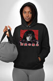 Orochimaru Anime Kadın Erkek  Siyah Kapüşonlu Sweatshirt Hoodie
