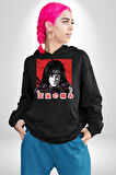 Orochimaru Anime Kadın Erkek  Siyah Kapüşonlu Sweatshirt Hoodie