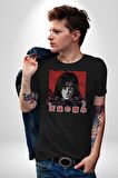 Orochimaru Anime Kadın Erkek Unisex Siyah Organik Baskılı T-Shirt Penye Yüksek Kalite
