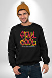 Havalı Kal Kadın Erkek Siyah Sweatshirt 