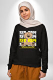 Yeni Umut Kadın Erkek Siyah Sweatshirt 