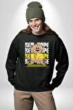 Yeni Umut Kadın Erkek Siyah Sweatshirt 