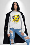Sebep Olmadan Mutlu OL Kadın Erkek Beyaz Sweatshirt 