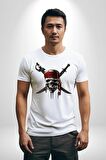 Krayip Korsanları Sinema Kadın Erkek Unisex Beyaz Organik Baskılı T-Shirt Penye Yüksek Kalite
