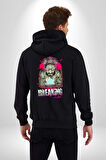 Breaking Bad Kadın Erkek Siyah Kapüşonlu Fermuarlı Baskılı Hırka Sweatshirt