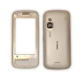 Nokia C6-00 Kasa Kapak Nokia C6-00 Beyaz Renk Orta Kasa Ön Kapak Arka Kapak Tuş Takımı