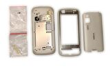 Nokia C6-00 Kasa Kapak Nokia C6-00 Beyaz Renk Orta Kasa Ön Kapak Arka Kapak Tuş Takımı