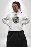 Breaking Bad Kadın Erkek  Beyaz Kapüşonlu Sweatshirt Hoodie
