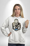 Breaking Bad Kadın Erkek  Beyaz Kapüşonlu Sweatshirt Hoodie