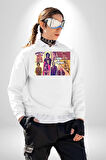 Game Of Thrones Gta Tasarımı Kadın Erkek Beyaz Sweatshirt 