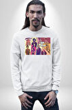 Game Of Thrones Gta Tasarımı Kadın Erkek Beyaz Sweatshirt 