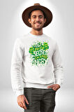 Bu Benim Sırrım Her Zaman Kızgınım Kadın Erkek Beyaz Sweatshirt 