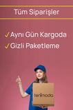 Northcity Deri Detaylı Seksi Siyah Dantelli Babydoll - TM1243