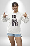 The Las Of Us Dizi Serisi Kadın Erkek Beyaz Sweatshirt 