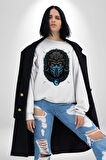 Mortal Kombat Sub-Zero  Kadın Erkek Beyaz Sweatshirt 