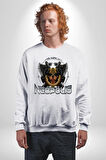 Neopolis Rottweiler Viking Kadın Erkek Beyaz Sweatshirt 
