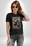 Michael Jackson  Kadın Erkek Unisex Siyah Organik Baskılı T-Shirt Penye Yüksek Kalite