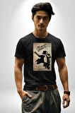 Michael Jackson  Kadın Erkek Unisex Siyah Organik Baskılı T-Shirt Penye Yüksek Kalite