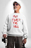 Pink Floyd The Wall Kadın Erkek Beyaz Sweatshirt 