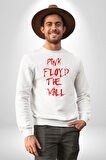 Pink Floyd The Wall Kadın Erkek Beyaz Sweatshirt 
