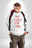 Pink Floyd The Wall Kadın Erkek Beyaz Sweatshirt 